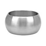 Wide Steel Brushed Bangle - BR3227
